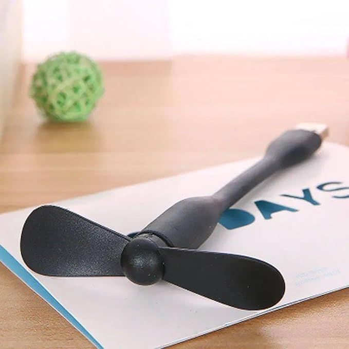 Mini USB Fan, Portable Pocket Fan USB-A Powered Little Cooler, Quiet Operation - Image 9
