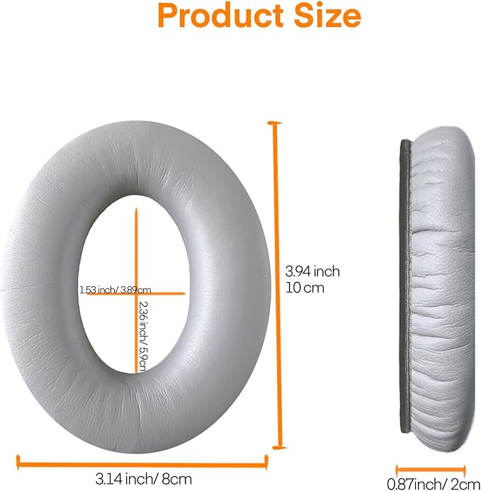 MBWIGF Replacement Ear Pads for Bose QuietComfort 35 & Quiet Comfort 35 II - Image 2