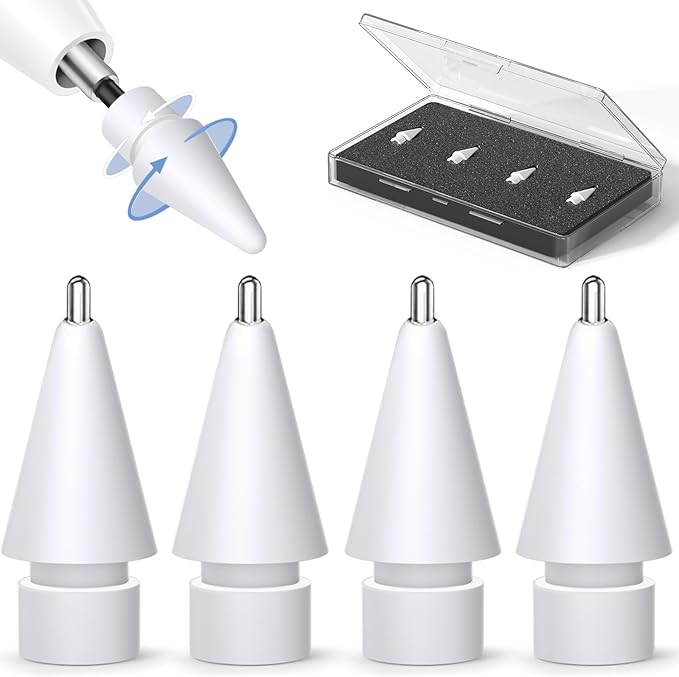 Replacement Tips for Apple Pencil 2nd Generation and Pencil 1st Generation by Inesore