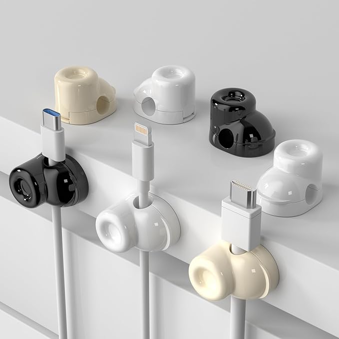 Magnetic Cable Clips, Adjustable Cord Holder Management, Adhesive Wire Keeper - Image 7