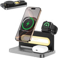 4-in-1 Wireless Charger with Adjustable Night Light, Magnetic Foldable Stand by Unknown