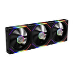 GAMDIAS AEOLUS P2-1203 120mm ARGB PWM Fan, Include Reverse Fan Blade x3 & by GAMDIAS