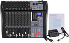 G-MARK MR80S Audio Mixer Interface USB Bluetooth Mixing Console 8 Channel 48V - Image 11
