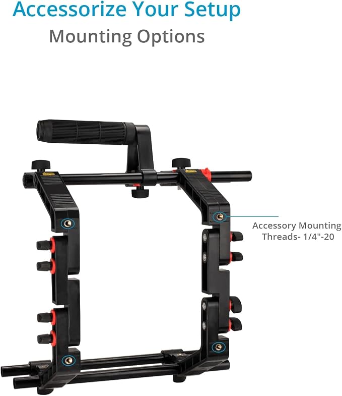 Shoulder Rig Kit w Matte Box & Follow Focus - Image 5