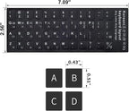 2PCS Korean Keyboard Stickers, Korean-English Keyboard Letters Replacement - Image 6