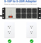 CCCEI Heavy Duty Power Strip Surge Protector 20 AMP, 8 Outlets 12 Gauge - Image 5
