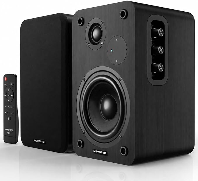 Active Bookshelf Speakers 36W RMS by MEVOSTO