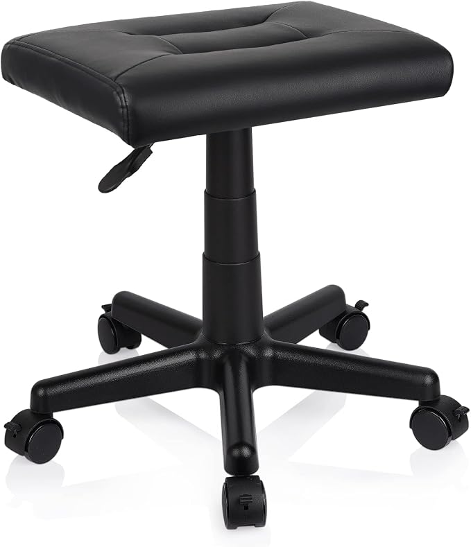 Footrest Stool Under Desk Adjustable Height Footrest Ottoman Ergonomic Foot by Lilithye