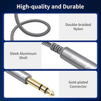 Devinal 1/4 inch Headphone Extension Cable, 6.35mm TRS Male to Female Stereo - Image 3