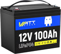 12V 100Ah LiFePO4 Lithium Battery by Wattcycle