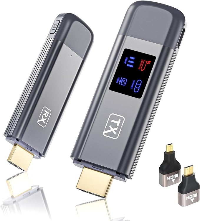 TTQ Wireless HDMI Transmitter and Receiver, TTQ Wireless HDMI Extender 4K by TTQ