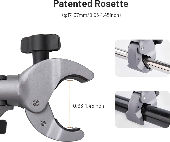 PGYTECH CapLock Super Clamp Mount, Aluminum Alloy Bracket - Image 3