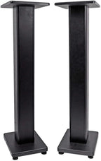 Rockville Pair RHTSB 36 Inch Bookshelf Speaker Stands, High-Performance Wood - Image 5