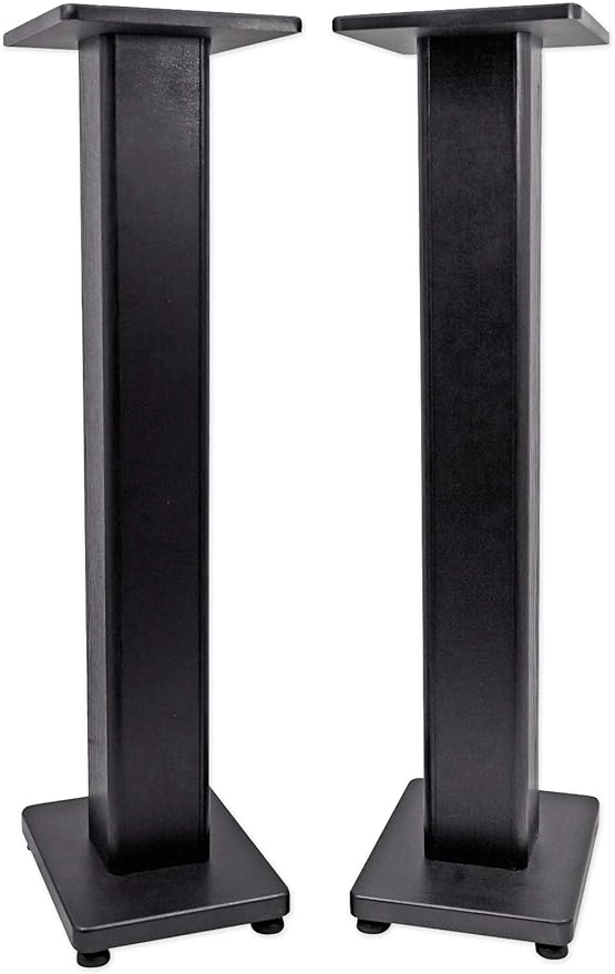 Rockville Pair RHTSB 36 Inch Bookshelf Speaker Stands, High-Performance Wood - Image 5