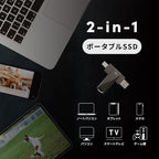 LinkMore NR P50 1TB External SSD – Type-C & USB-A Portable Drive, USB 3.2 5Gbps - Image 4