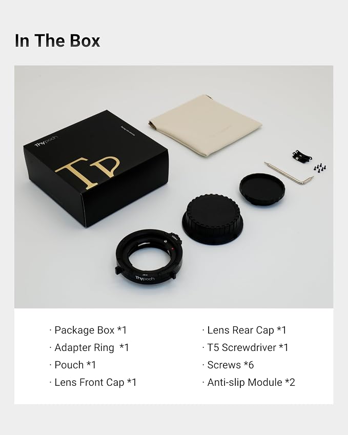 Thypoch M-E Lens Mount Adapter Auto-Lock, Compatible - Image 7