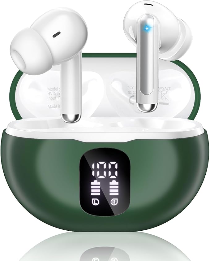 XIAOWTEK Wireless Earbuds, 2026 Bluetooth 5.4 Headphones Bass Stereo Ear Buds by Unknown