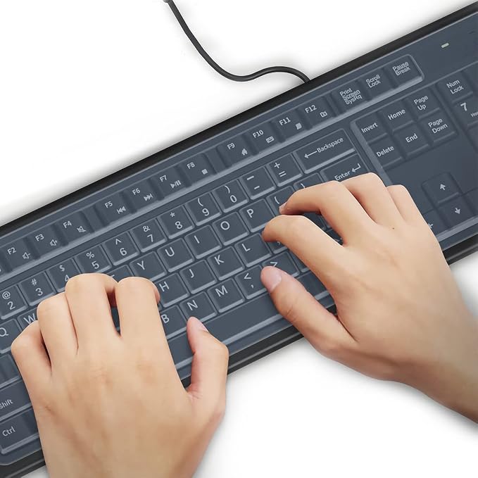 Universal Clear Anti-Dust Keyboard Skin Protector Cover - Image 4