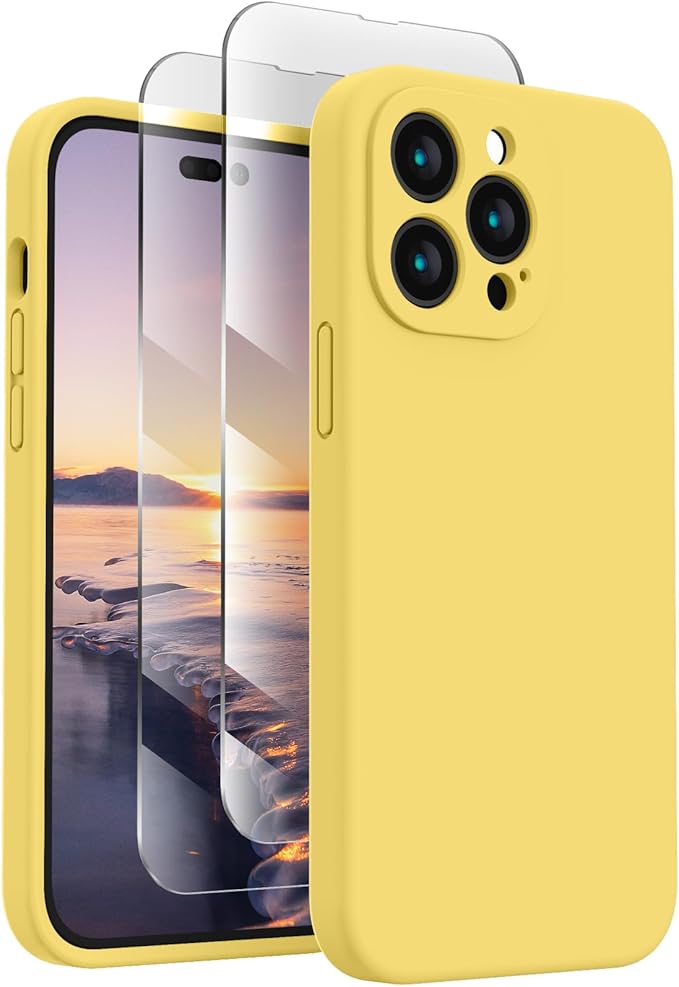 FireNova for iPhone 14 Pro Case, Silicone Upgraded Phone Case with, Soft by FireNova
