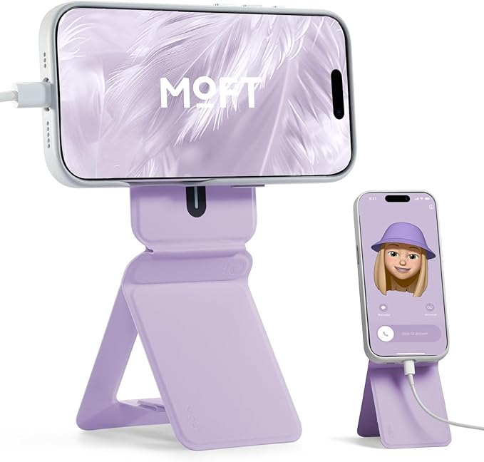 MOFT Phone Stand, Magnetic Phone Tripod Stand Stain-Resistant MOVAS Leather & by MOFT