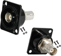 PENGLIN 2PCS BNC D Series Panel-Mount Connector, BNC Female to Female Adapter by PENGLIN