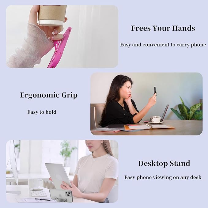 Cell Phone Finger Holder Grip Loop Accessories - Image 5