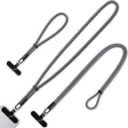 3 Pack Phone Lanyard, 1×Phone crossbody strap, 1×Phone Neck Strap, 1×Wrist Strap by KITANIS