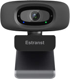 USB Webcam with Privacy Cover & Noise Canceling Microphone, Works with Zoom by Unknown