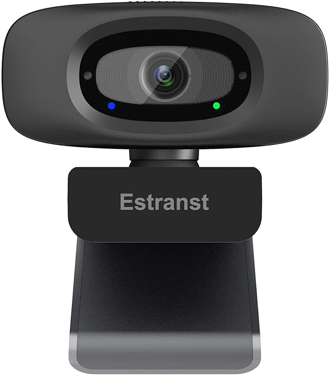 USB Webcam with Privacy Cover & Noise Canceling Microphone, Works with Zoom by Unknown