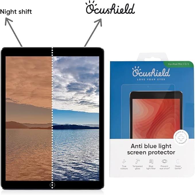 Ocushield Anti Blue Light Tempered Glass Screen Protector - Image 6