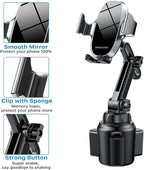 Miracase Cup Phone Holder for Car, Adjustable Long Neck Car Cup Holder Phone - Image 5