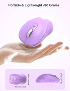 Trueque Wireless Mouse for Laptop, 2.4GHz Ergonomic Computer Mouse - Image 4