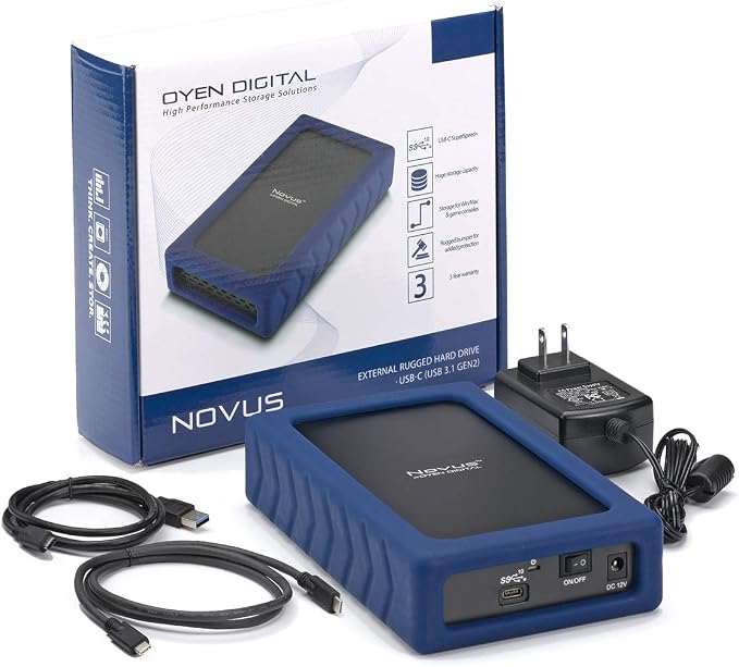 Oyen Digital Novus 20TB External USB-C 7200RPM Hard Drive - Image 7