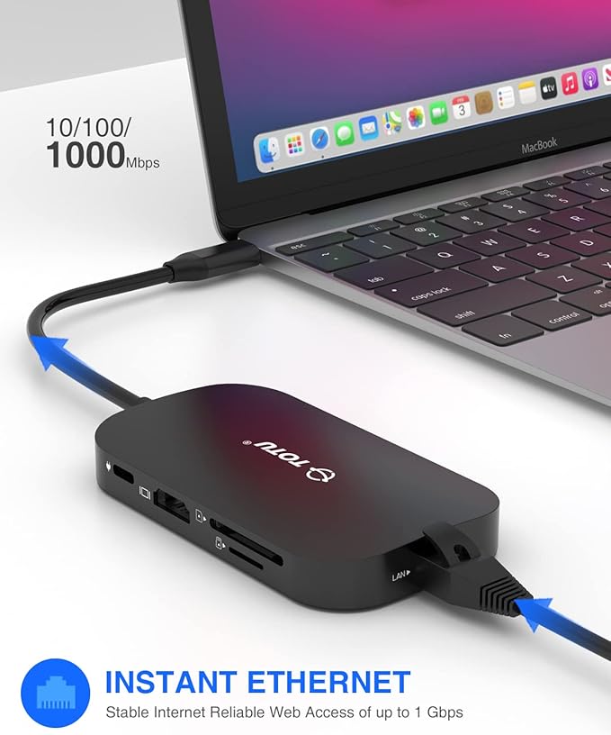 USB C Hub, 9-in-1 Type C Hub - Image 3