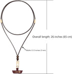 Leather cell phone lanyard Detachable Phone Chain Strap 2-in-1 Phone Chain - Image 6