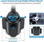 Miracase Cup Phone Holder for Car, Adjustable Long Neck Car Cup Holder Phone - Image 3
