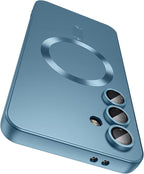 Magnetic for Samsung Galaxy S25 Case Slim Soft Silicone Bumper Shockproof by LEKEVO