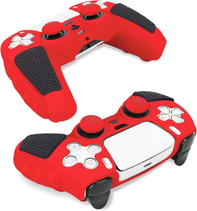 SIKEMAY Anti-Slip PS5 Controller Skin, Soft Thicken Non-Slip Studded Silicone - Image 3