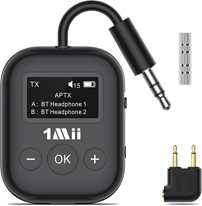 Airplane Bluetooth 5.3 Transmitter by 1Mii