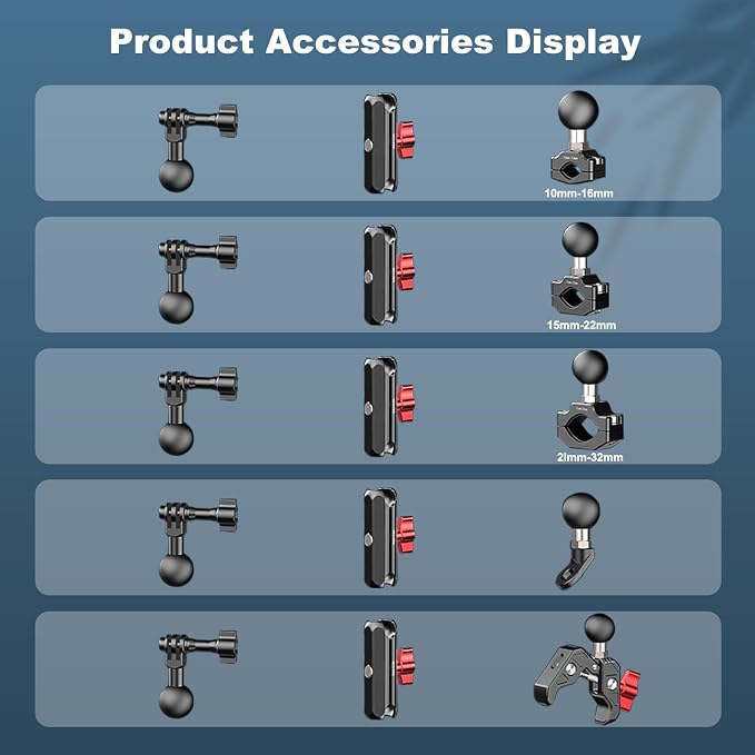 Clamp Mount for Action Camera, Super Camera Clamp Mount - Image 6
