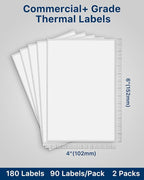 iEager 4x6 Inch Thermal Labels, Commercial+ Grade Thermal Printer Sticker - Image 2