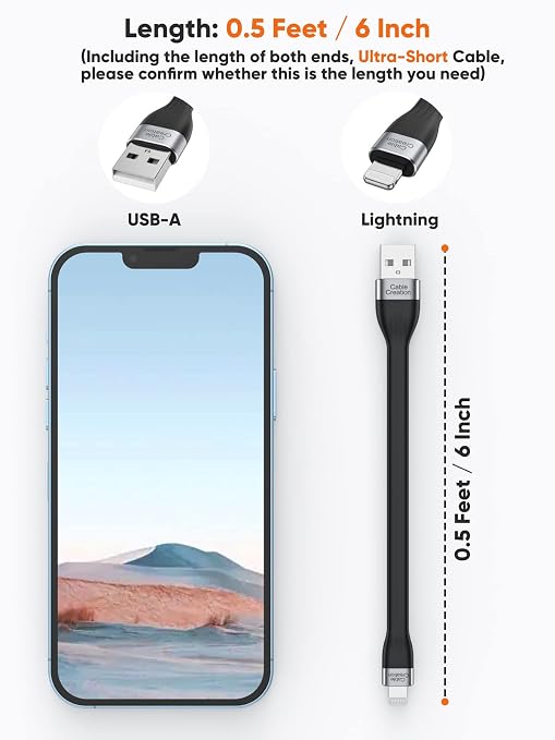 CableCreation MFi Certified iPhone Charging Cable - Image 2