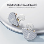 BASN Mix-PD in Ear Monitor, 1Planar Driver + 1Dynamic Driver HiFi IEM Earphones - Image 2