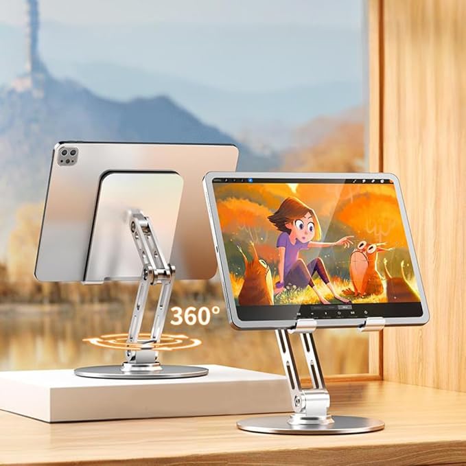 Adjustable Tablet Stand for Desk, for ipad Stand, for 4.7-12.9 Inch Devices - Image 3