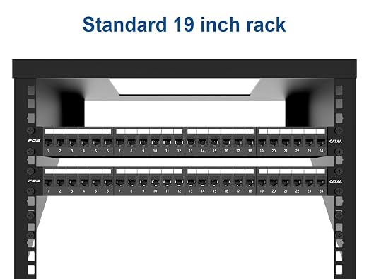 FGB 24 Port Cat6A Keystone Patch Panel, 1U - Image 5