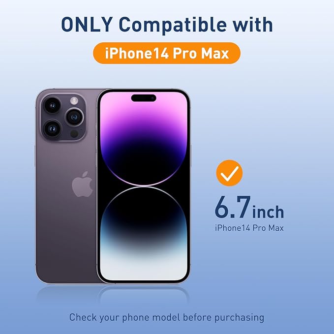for iPhone 14 Pro Max Screen Protector Blue Light Full Coverage Dynamic Island - Image 8