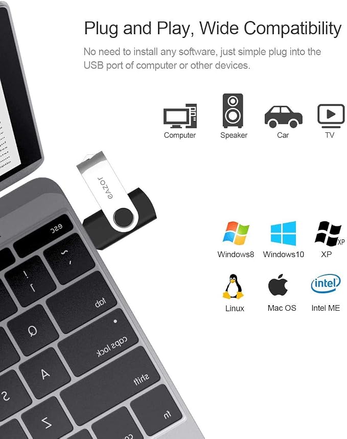 128GB 64 GB 4GB Flash Drive USB Flash Drive Thumb Drive 5 Pack 2 Pack 20 Pack - Image 4
