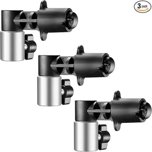 3 Pack Reflector Holder Backdrop Clamp, Sturdy Aluminum Alloy Photography by Hahawalker