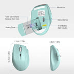 E-YOOSO Wireless Mouse for Laptop, Portable Optical Computer Mouse, 6 Buttons - Image 6