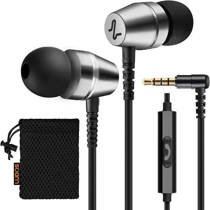 LUDOS OMNITONE Wired Earbuds in-Ear Headphones, 5 Years Warranty, Earphones by Ludos